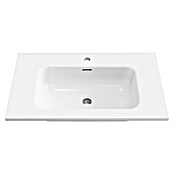Lavabo empotrado Nairobi (71 x 46 cm, Orificios para grifo: Medio, Sin desbordamiento, Blanco, Brillante) | BAUHAUS