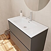 Lavabo empotrado Nairobi (91 x 46 cm, Orificios para grifo: Medio, Sin desbordamiento, Blanco, Brillante) | BAUHAUS