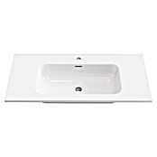 Lavabo empotrado Nairobi (91 x 46 cm, Orificios para grifo: Medio, Sin desbordamiento, Blanco, Brillante) | BAUHAUS
