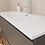 Lavabo empotrado Nairobi (101 x 46 cm, Orificios para grifo: Medio, Sin desbordamiento, Blanco, Brillante) | BAUHAUS