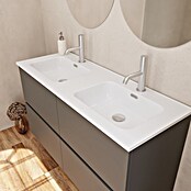 Lavabo empotrado Nairobi (121 x 46 cm, Orificios para grifo: Medio, Sin desbordamiento, Blanco, Brillante) | BAUHAUS
