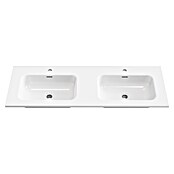 Lavabo empotrado Nairobi (121 x 46 cm, Orificios para grifo: Medio, Sin desbordamiento, Blanco, Brillante) | BAUHAUS