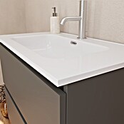 Lavabo empotrado Nairobi (81 x 46 cm, Orificios para grifo: Medio, Sin desbordamiento, Blanco, Brillante) | BAUHAUS