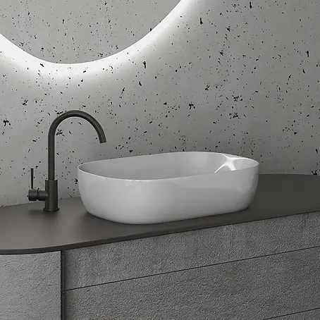Poalgi  Aufsatzwaschbecken OVALO