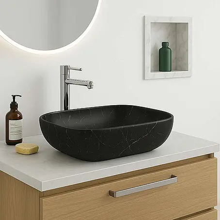 Poalgi  Aufsatzwaschbecken MINI OVALO