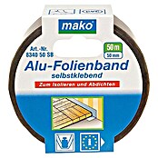 Alu-Folienband (Silber, 50 m x 50 mm)
