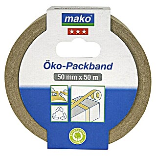 Öko-Packband (Braun, 50 m x 50 mm)