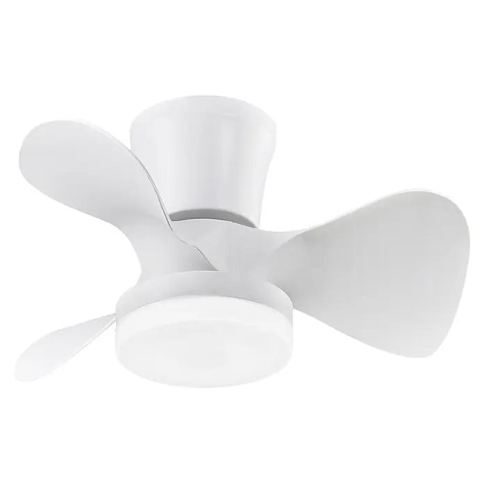 Alemar Ventilador de techo Siux - Blanco, 56 cm, 30 W - Ventilador de techo blanco con luz integrada.