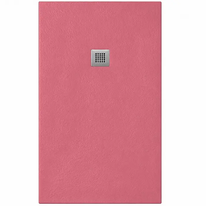 FRASCIO New Tecnology Duschwanne Vulcano Line Slim - L x B: 205 x 115 cm, Verbundwerkstoff, Altrosa RAL 3014