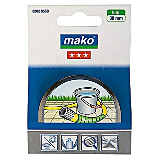 Mako Super-Kraftband (Grau, 5 m x 38 mm)