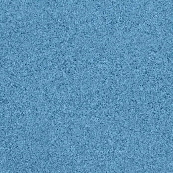 FRASCIO New Tecnology Duschwanne Vulcano Line Slim - L x B: 165 x 65 cm, Verbundwerkstoff, Pastellblau RAL 5024 - Texturierte hellblaue Stoffoberfläche.