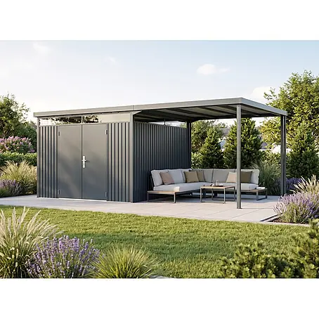 StarLine Metall  Gerätehaus Solidum 17,22 m²