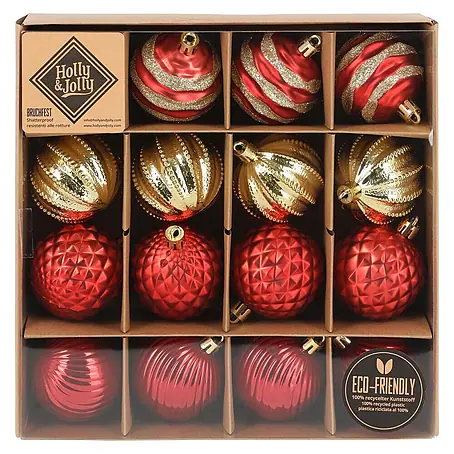 Christbaumkugel-Set Holly & Jolly