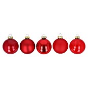 Christbaumkugel-Set Holly & Jolly (Merry Red, Glas, Durchmesser: 6 cm, 25 Stk.) | BAUHAUS