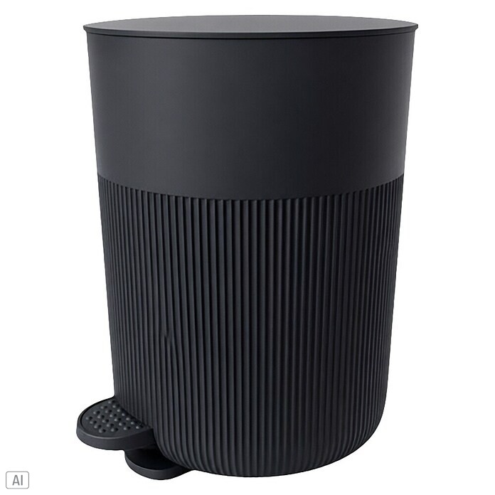 Venus Kosmetikeimer (4 l, Metall, Schwarz) | BAUHAUS
