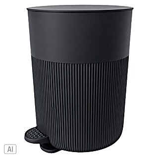 Venus Kosmetikeimer (4 l, Metall, Schwarz)