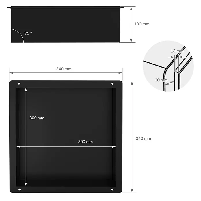 LuxeBath CW-Standprofil - 