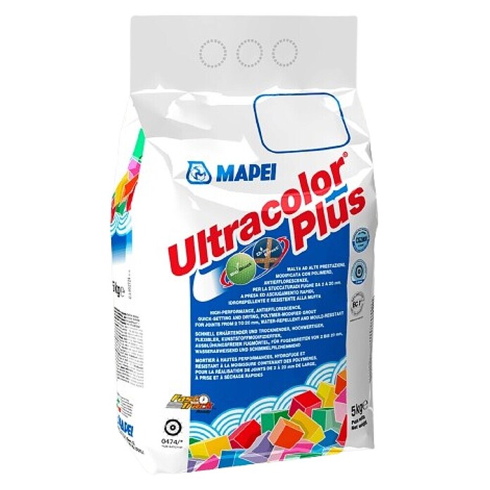 Mapei Masa za fugiranje za pločice Ultracolor Plus 110  (Manhattan sive boje, 5 kg) | BAUHAUS
