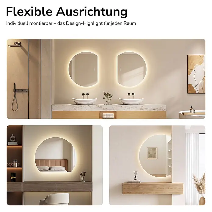 Emke Lichtspiegel LM39 - 70 x 62 cm