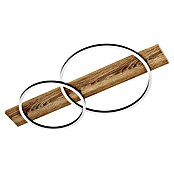 Eglo Boyal LED-Deckenleuchte (24 W, 78 x 40 x 9 cm, Schwarz/Holz rustikal, Warmweiß, Anzahl Leuchtmittel: 2 Stk.) | BAUHAUS