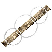 Eglo Boyal LED-Deckenleuchte (37,5 W, 101 x 40 x 9,5 cm, Schwarz/Holz rustikal, Warmweiß, Anzahl Leuchtmittel: 3 Stk.) | BAUHAUS