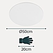 Eglo LED-Deckenleuchte rund Pogliola (36 W, Weiß, Ø x H: 500 x 55 mm)