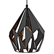Eglo Pendelleuchte rund Carlton 1 (60 W, Kupfer/Schwarz, Höhe: 110 cm)