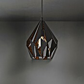 Eglo Pendelleuchte rund (60 W, Schwarz, Ø x H: 38,5 x 110 cm)