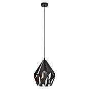 Eglo Pendelleuchte rund Carlton 1 (60 W, Kupfer/Schwarz, Höhe: 110 cm)
