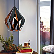 Eglo Pendelleuchte rund (60 W, Schwarz, Ø x H: 38,5 x 110 cm)