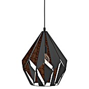 Eglo Pendelleuchte rund (60 W, Schwarz, Ø x H: 38,5 x 110 cm)