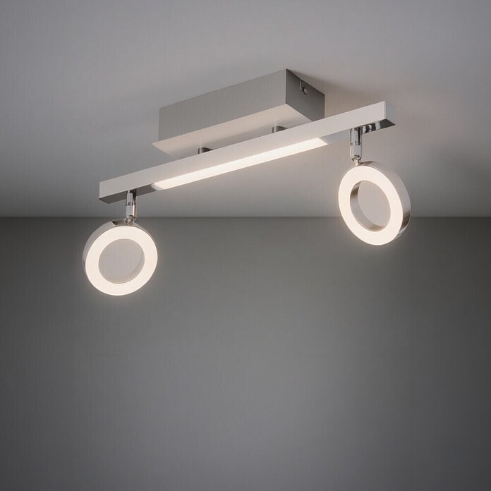 Eglo LED-Deckenstrahler Cardillio 1 (2 x 3,3 W, Aluminium)