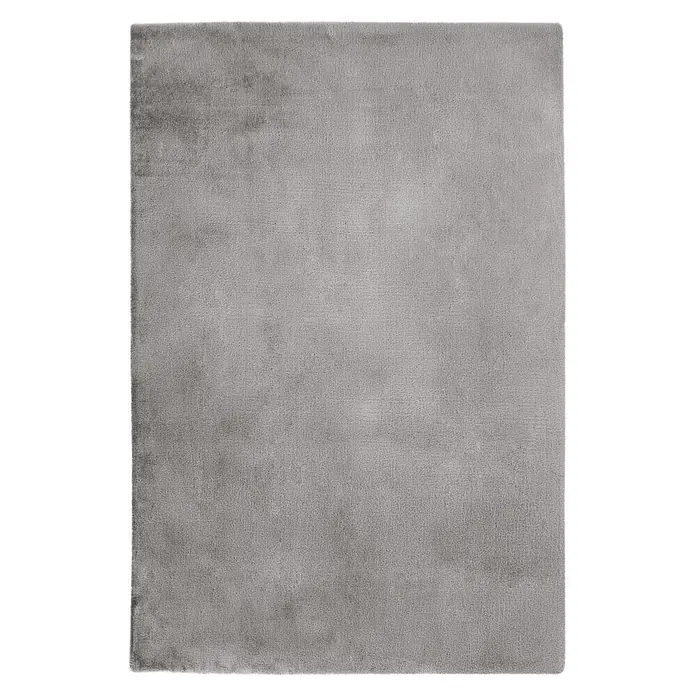Kayoom Hochflorteppich Chaplin 545 - Silber, 110 x 60 cm, 100 % Polyester - Draufsicht
