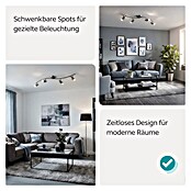 Eglo LED-Deckenstrahler MAGNUM-LED (12 W, Nickel-matt/Chrom, 4 Stk.) | BAUHAUS