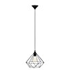 Eglo Tarbes Pendelleuchte rund (Schwarz, Höhe: 110 cm, Max. Leistung: 60 W, E27, 1-flammig, Durchmesser: 32,5 cm)