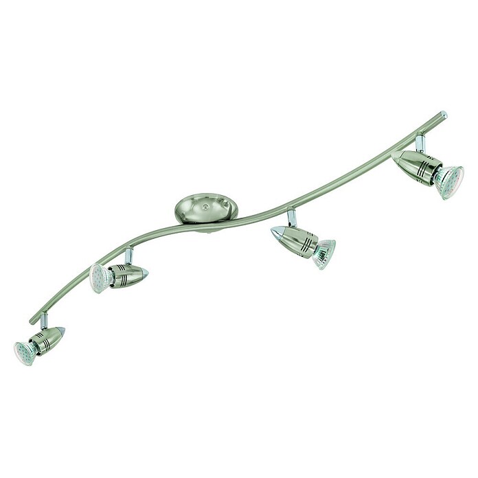 Eglo LED-Deckenstrahler MAGNUM-LED (12 W, Nickel-matt/Chrom, 4 Stk.) | BAUHAUS
