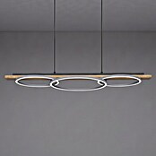 Eglo Boyal LED-Pendelleuchte (40,5 W, L x B x H: 101 x 40 x 110 cm, Schwarz/Braun-rustikal, Warmweiß) | BAUHAUS