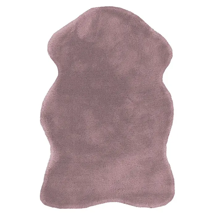 Kayoom Kunstfell Rabbit Sheepskin 225 - Lila, 90 x 60 cm, 100 % Polyester - Draufsicht