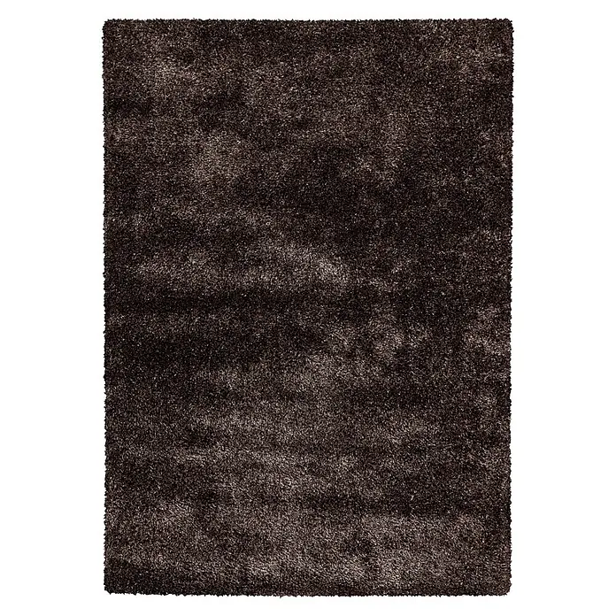 Kayoom Hochflorteppich Soul 8120 - Anthrazit, Durchmesser: 200 cm, 100 % Polyester - Draufsicht