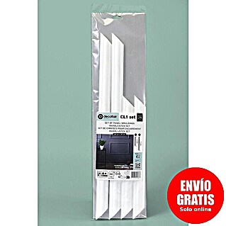 Nmc Decoflair Moldura de poliestireno decorativa kit de marco CL1 (2 x 39 cm, 2 x 59 cm, Polímero extruido de alta densidad (HDPS))