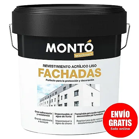 Montó Bricolovers Pintura para fachadas de acrilato puro