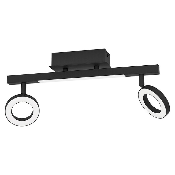 Eglo Cardillio 2 LED-Deckenstrahler CARDILLIO 2 (9,7 W, L x B x H: 38,5 x 8,5 x 17,5 cm, Schwarz, Warmweiß, 3 Stk.) | BAUHAUS