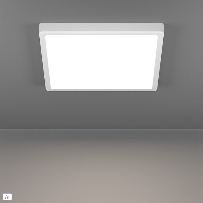 Eglo LED-Panel Turcona-Z (22,8 W, L x B x H: 45 x 45 x 7,5 cm, Weiß, RGBW) | BAUHAUS