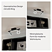 Eglo Cardillio 2 LED-Deckenstrahler CARDILLIO 2 (9,7 W, L x B x H: 38,5 x 8,5 x 17,5 cm, Schwarz, Warmweiß, 3 Stk.) | BAUHAUS