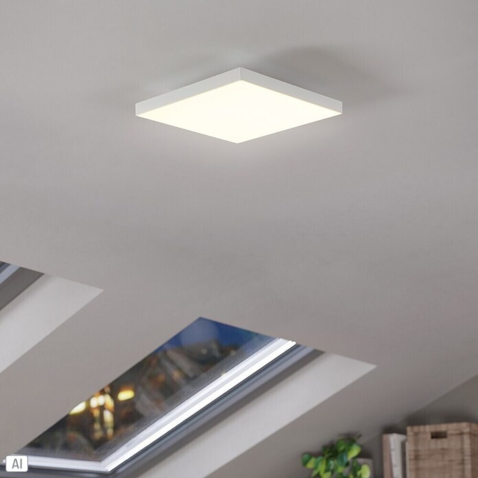 Eglo LED-Panel Turcona-Z (22,8 W, L x B x H: 45 x 45 x 7,5 cm, Weiß, RGBW) | BAUHAUS