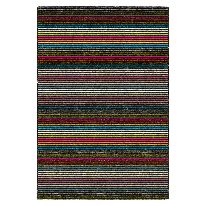 Kayoom Kurzflorteppich Jazz 8109 - Multi, 160 x 90 cm, 100 % Polyester - Draufsicht