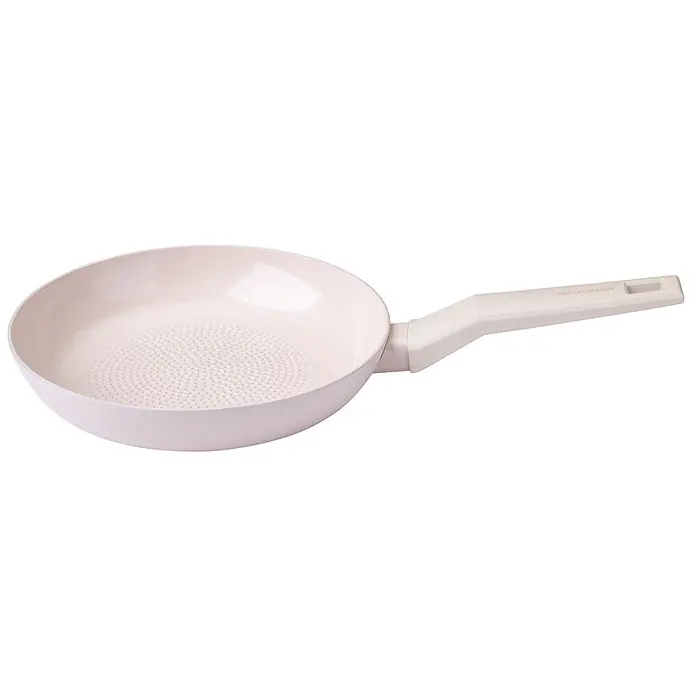 Fackelmann Pfanne Pamela Reif Kollektion Shell Wabenboden - Durchmesser: 24 cm, Beige - Helle Fackelmann Bratpfanne mit texturierter Kochfläche und passendem Griff.