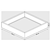 Palatino Exlusive Line Pflanzrahmen (120 x 120 x 25 cm, Cortenstahl)
