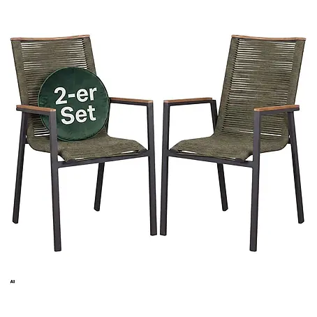 Bene Living  Gartenstuhl-Set Alicante