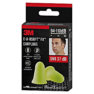 3M Gehörschutzstöpsel EarFXC5 (Kunststoff, Anzahl Paare: 5 Stk.)
